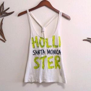Hollister Tie-Back Racer Tank